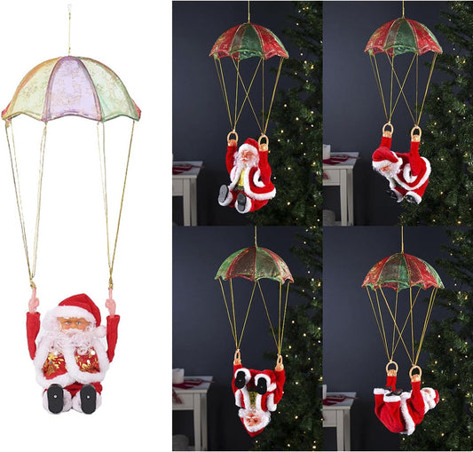 Parachute Tumbling Santa