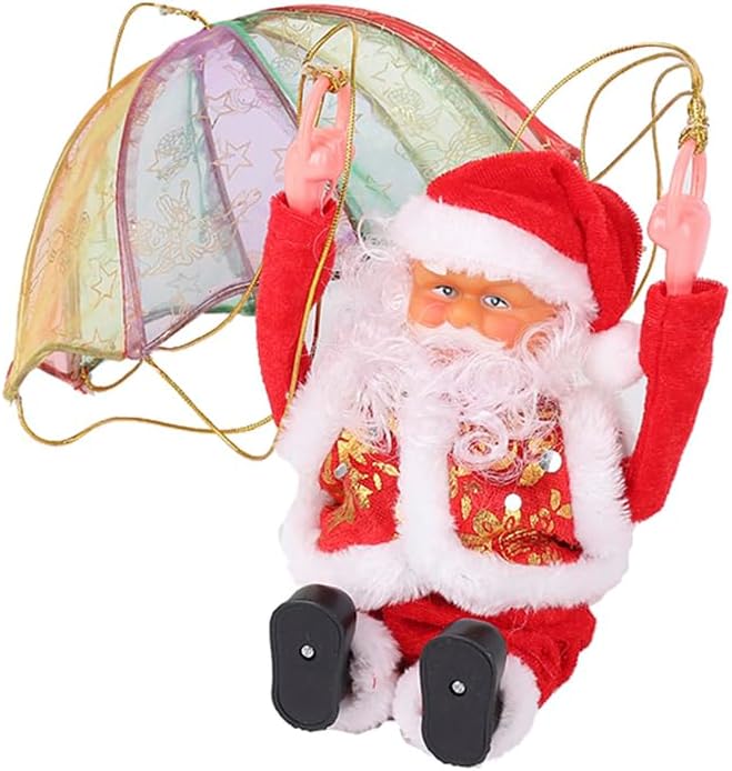 Parachute Tumbling Santa