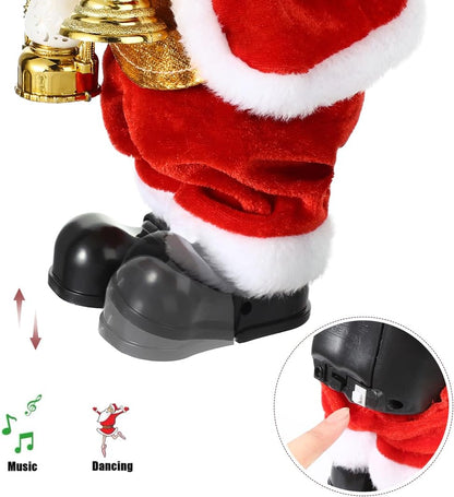 Funny Saxophone Playing Christmas Santa