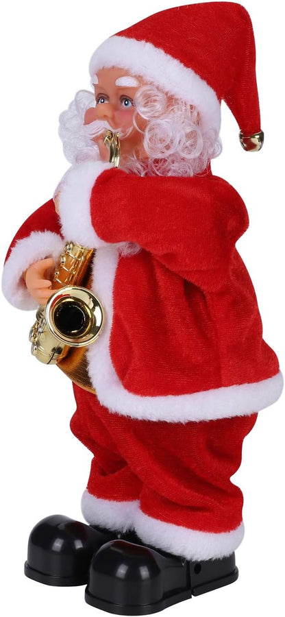 Funny Saxophone Playing Christmas Santa