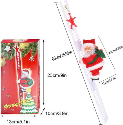 Climbing  Santa (White Ladder)