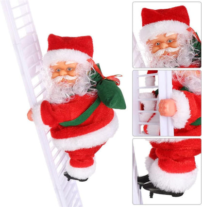 Climbing  Santa (White Ladder)