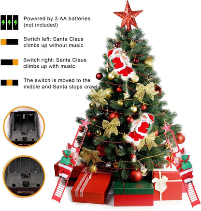 Climbing Santa (Red Ladder)