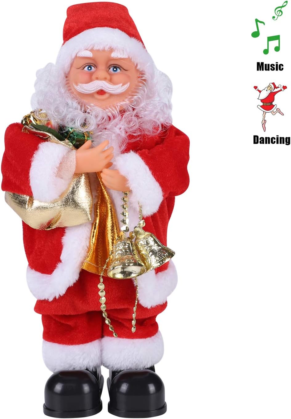 Funny Saxophone Playing Christmas Santa