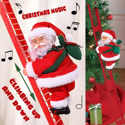 Climbing Santa (Red Ladder)