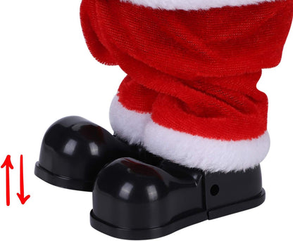 Funny Saxophone Playing Christmas Santa