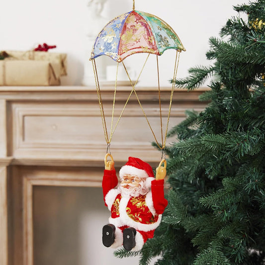 Parachute Tumbling Santa