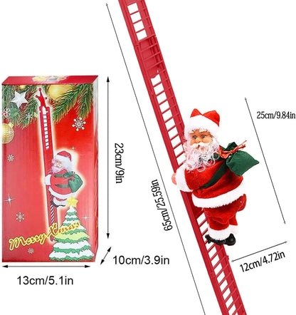 Climbing Santa (Red Ladder)