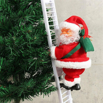 Climbing  Santa (White Ladder)