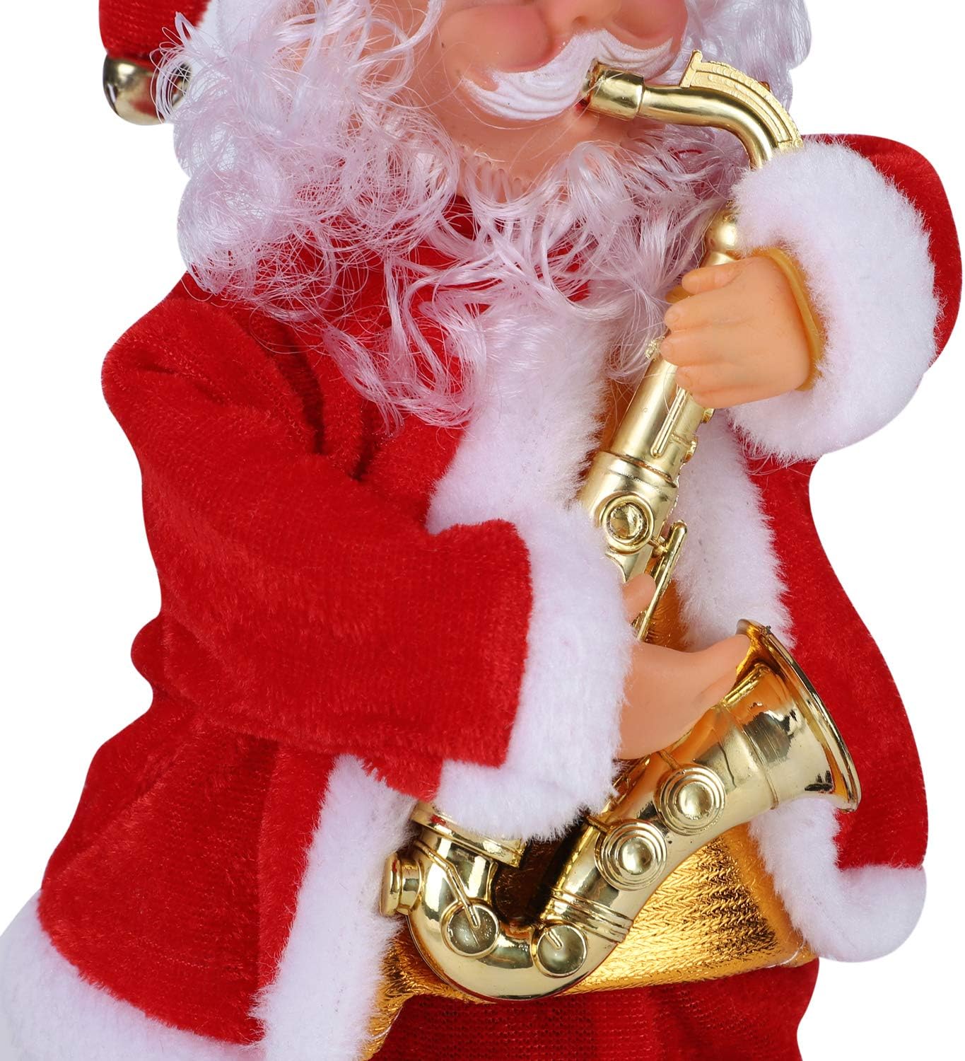 Funny Saxophone Playing Christmas Santa