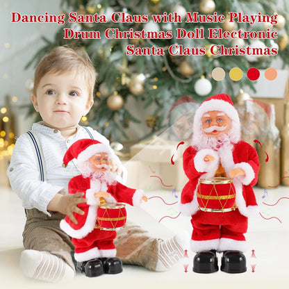 Musical Dancing Santa Claus with Drum