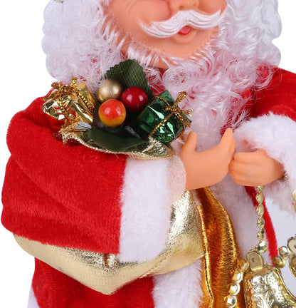 Funny Saxophone Playing Christmas Santa