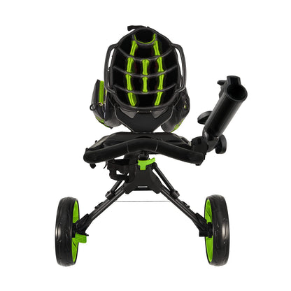 3 Wheel Golf Push Cart Ultra Lightweight Smallest Folding Size