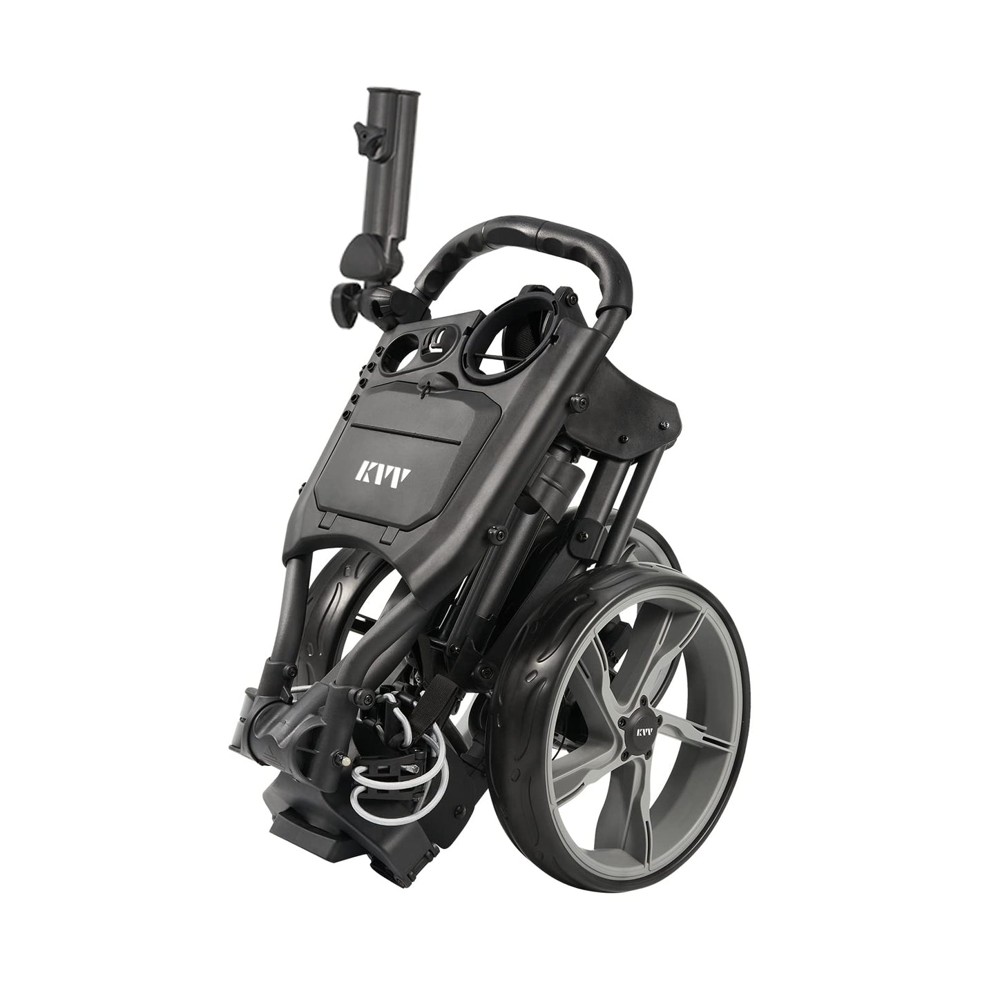 3 Wheel Golf Push Cart Ultra Lightweight Smallest Folding Size