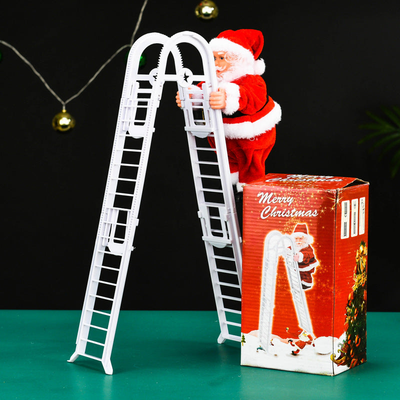 Climbing Santa (Double Ladder)