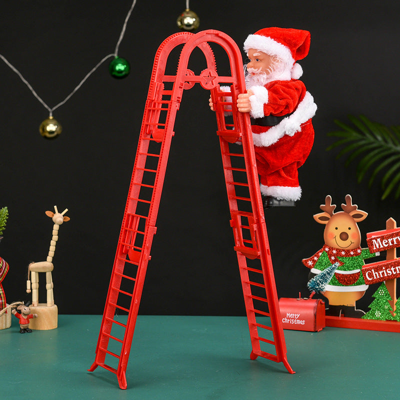 Climbing Santa (Double Ladder)