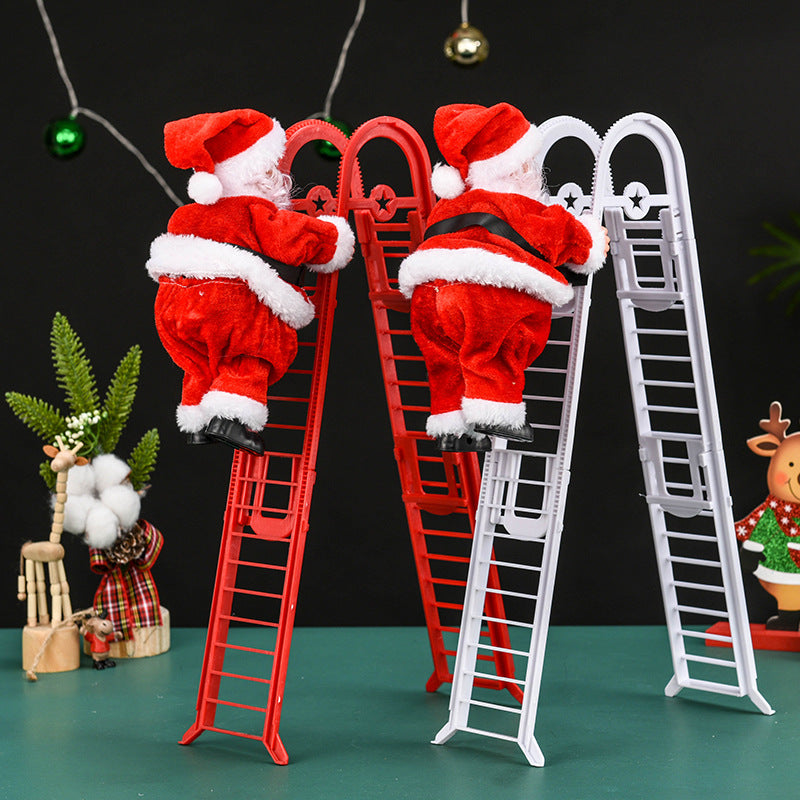 Climbing Santa (Double Ladder)