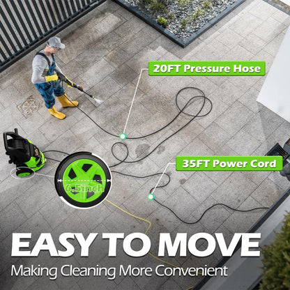 Power Washer Adjustable Touch Screen with 35FT Power Cord