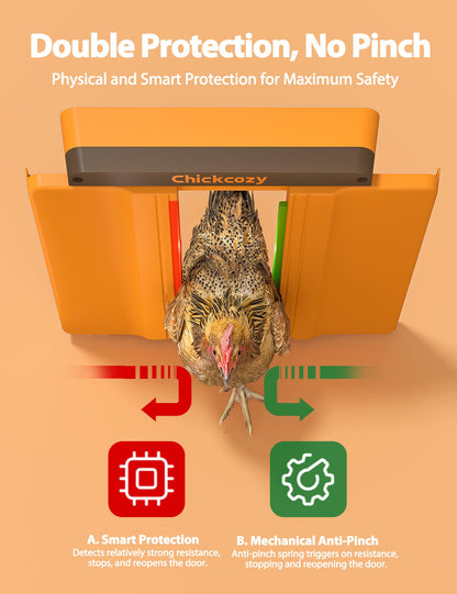 Large Size Automatic Chicken Coop Door Solar