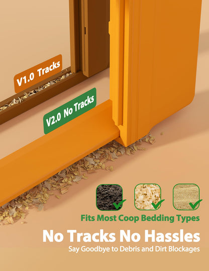 Large Size Automatic Chicken Coop Door Solar