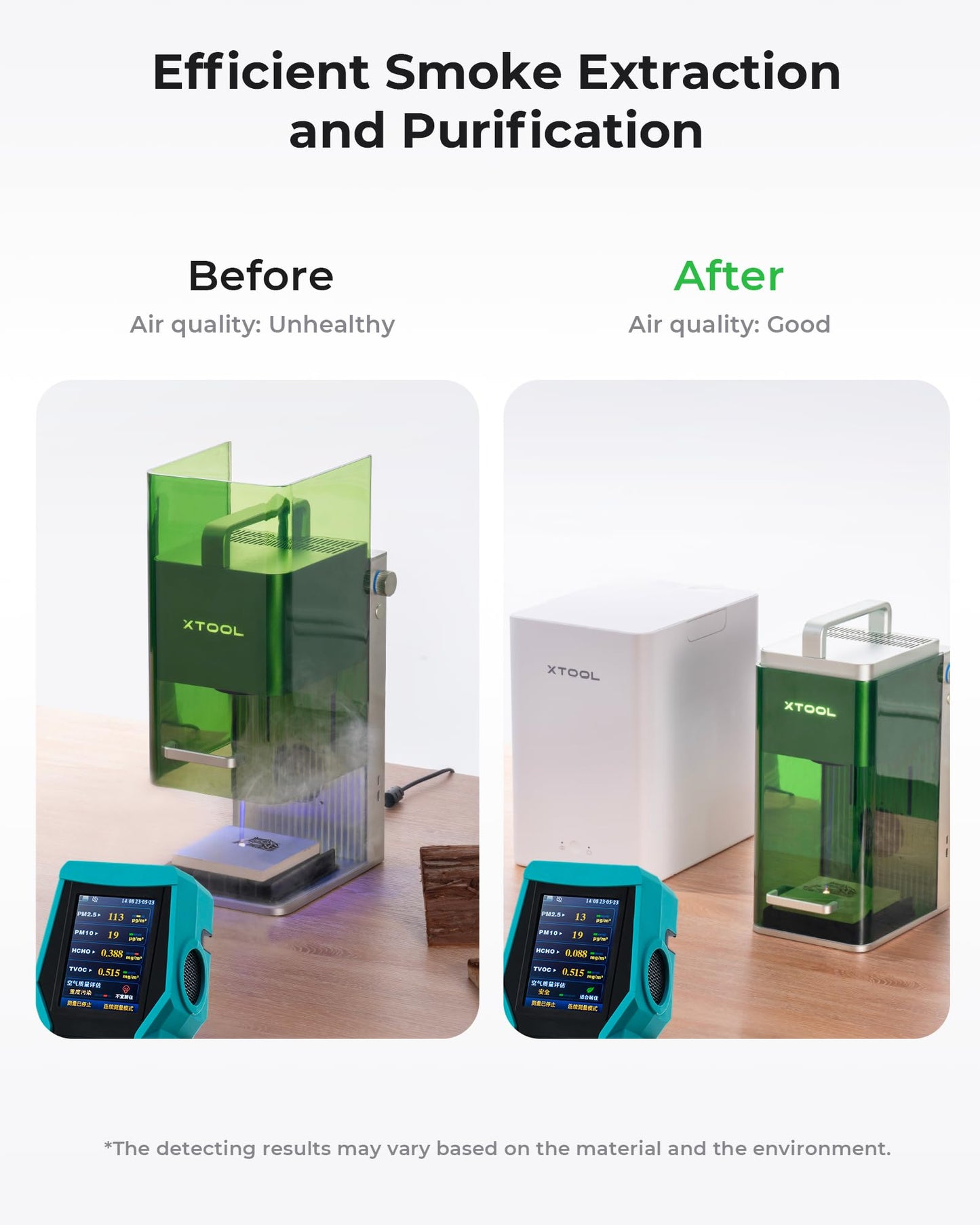 xTool F1 2-in-1 Dual Laser Engraver, Lightning Speed Portable Laser Engraving Machine, HD Laser Engraver for Jewelry, Metal, Wood, Leather